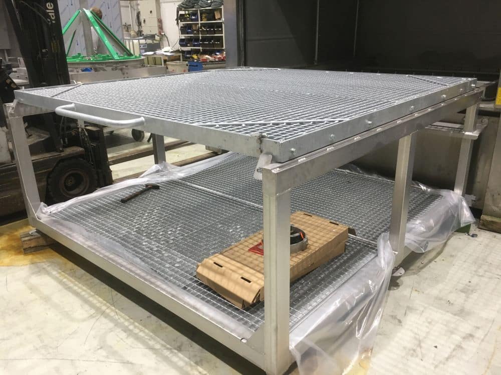 Pesu- ja kuljetusvaunut, lastaustasot